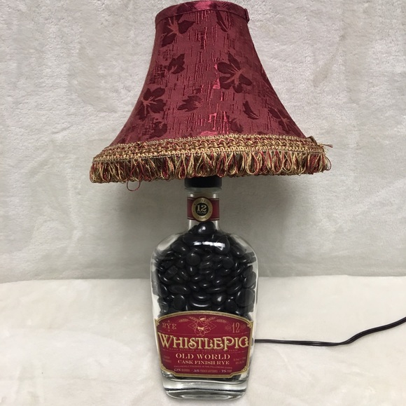 WhistlePig 12 yr  Rye Whiskey Bourbon bottle lamp - Picture 2 of 7